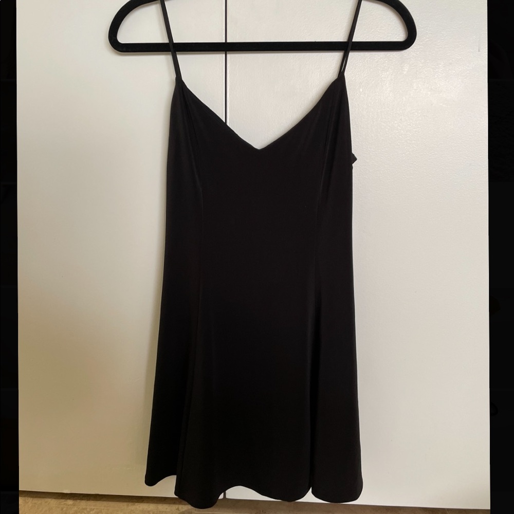 Urban outfitter black open back mini dress